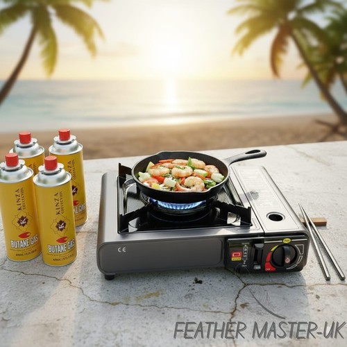 Portable butane gas stove - gas, with