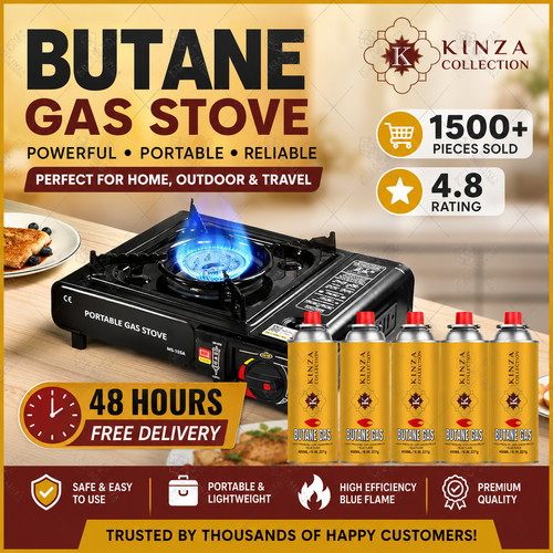 Butane gas can bottle - can, canister