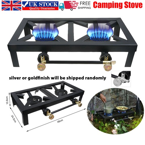 Propane gas double burner - gas,